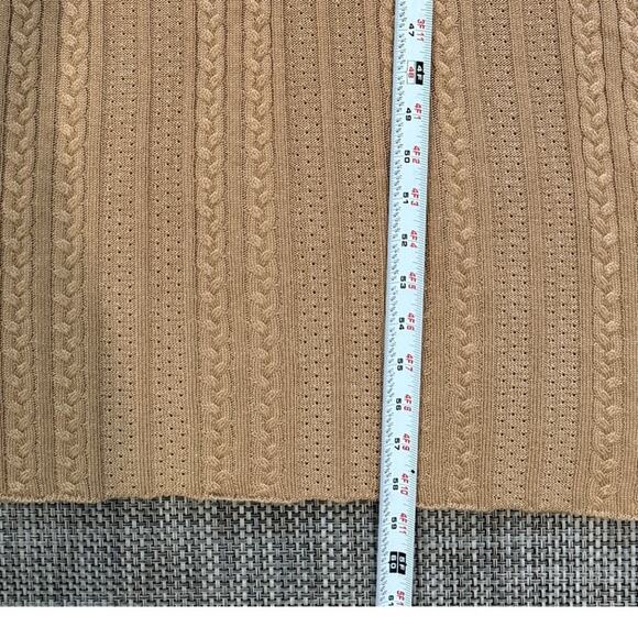 #1 SHOW ME YOUR MUMU NWT Valleta Short Sleeve Midi Dress Gold Shimmer Knit 2X - Picture 7 of 7